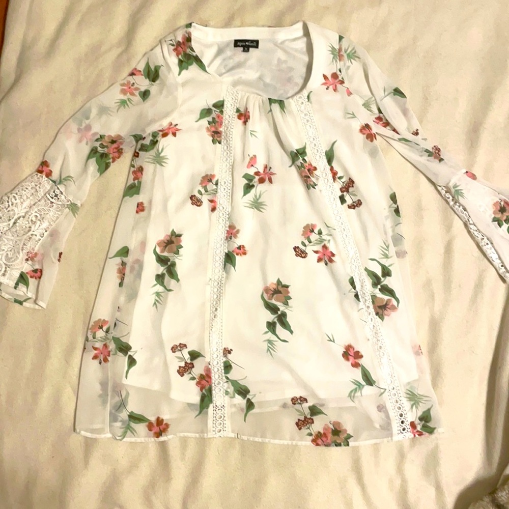 White Floral Dress